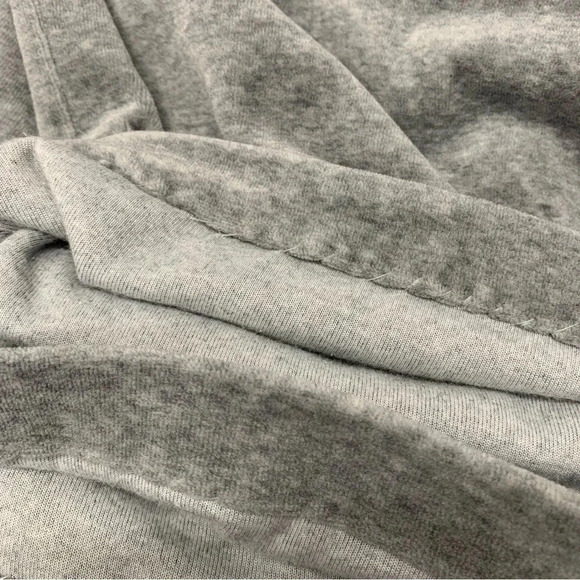 D & D Lifestyle Womans Velour Outfit Size 2X  Gray Pull On Pants  Jacket Buttons - Picture 16 of 16